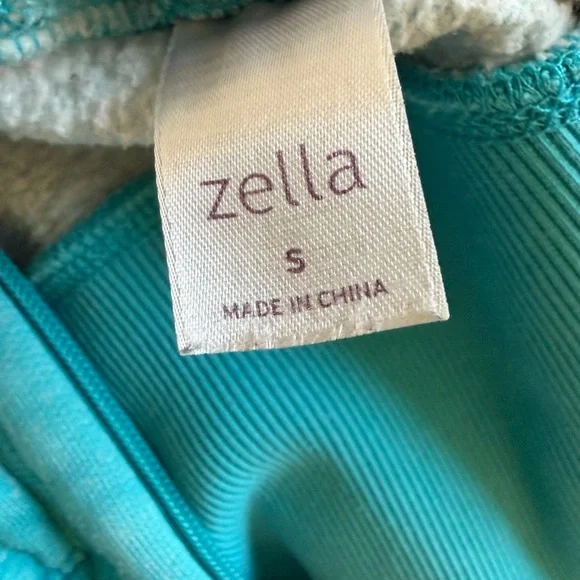Zella Teal Hoodie Sweatshirt - Picture 3 of 7